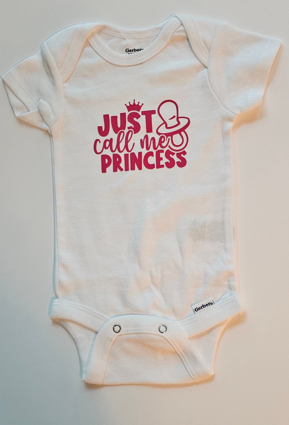 BABY GIRL ONESIE Just Call Me Princess, Baby Girl, Newborn, Coming Home Outfit, Baby Shower Gift, Baby Bodysuit, New Baby, Baby Girl Gift