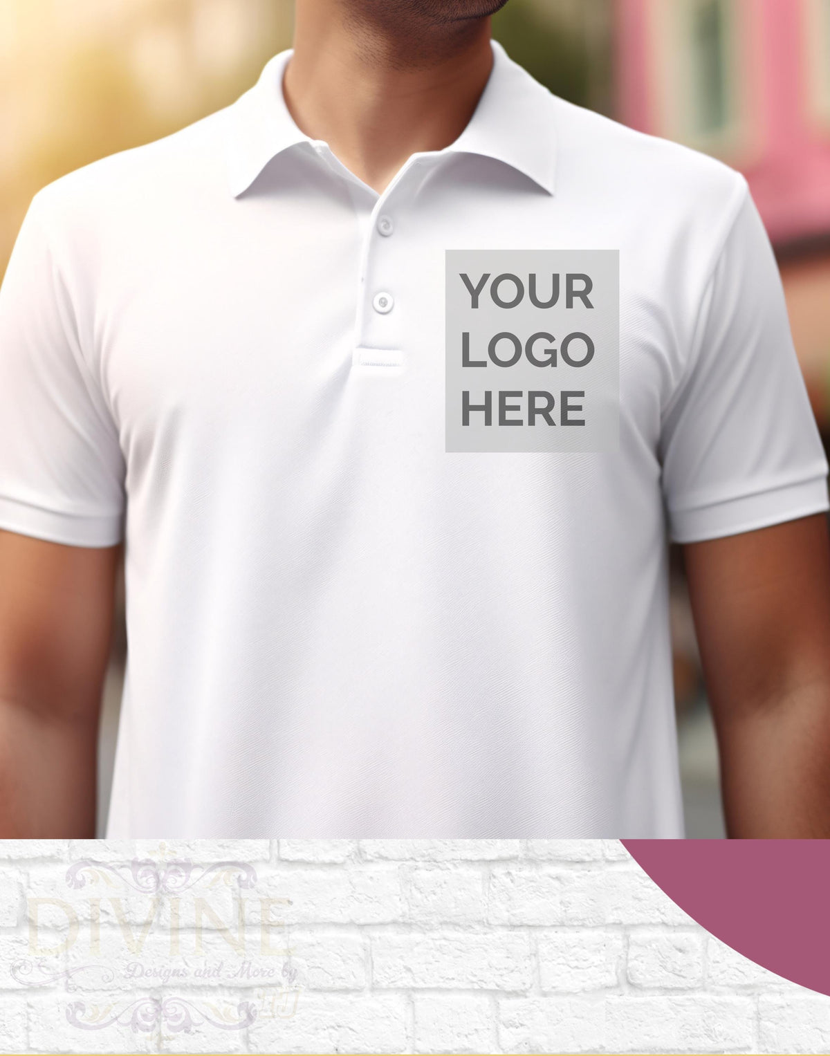 Personalized Company Polo Shirts, Custom Logo Vinyl Polo, Business Uniform Shirt, Team Polo Shirts