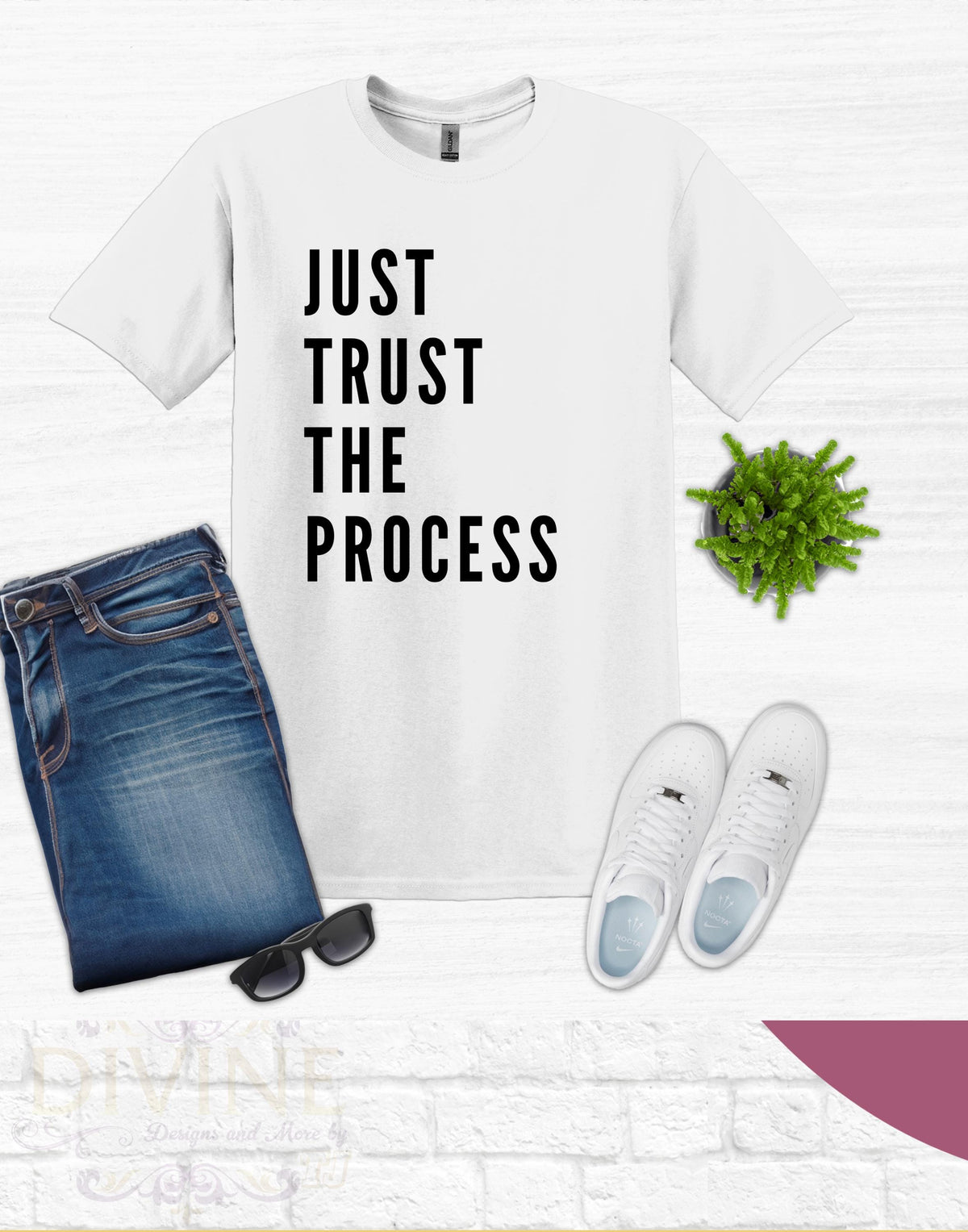 Just Trust the Process T Shirt Gift For Him Gift For Her Inspirational Quote Tee Birthday Gift Men's Shirt Women Shirt Fathers Day TShirt