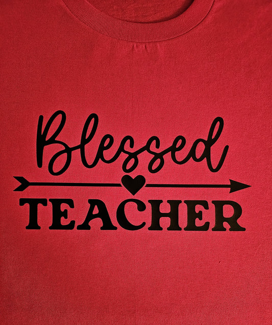 BLESSED TEACHER T SHIRT