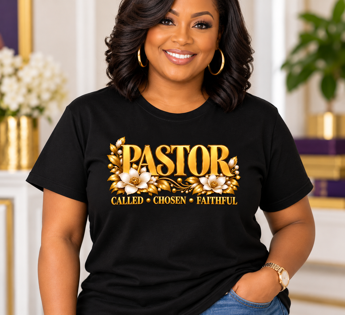 Pastor T-Shirt - Called, Chosen & Faithful