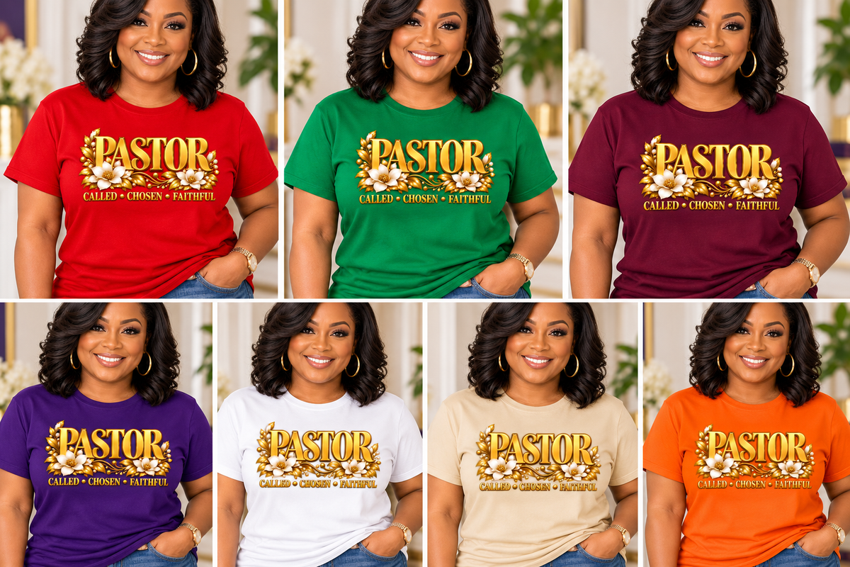 Pastor T-Shirt - Called, Chosen & Faithful