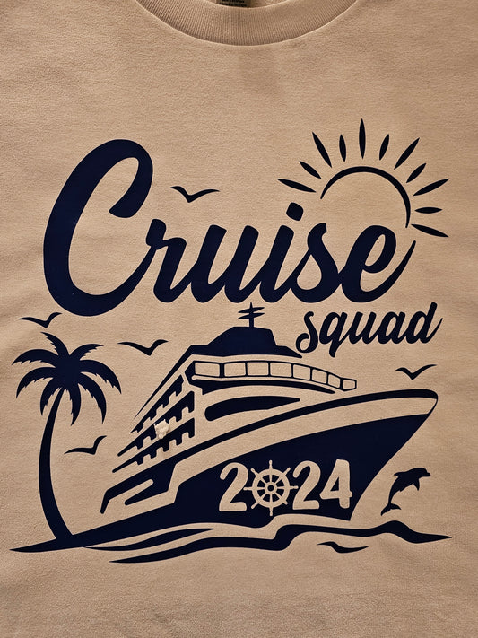 CRUISE SQUAD 2024 SHORT SLEEVE TEE