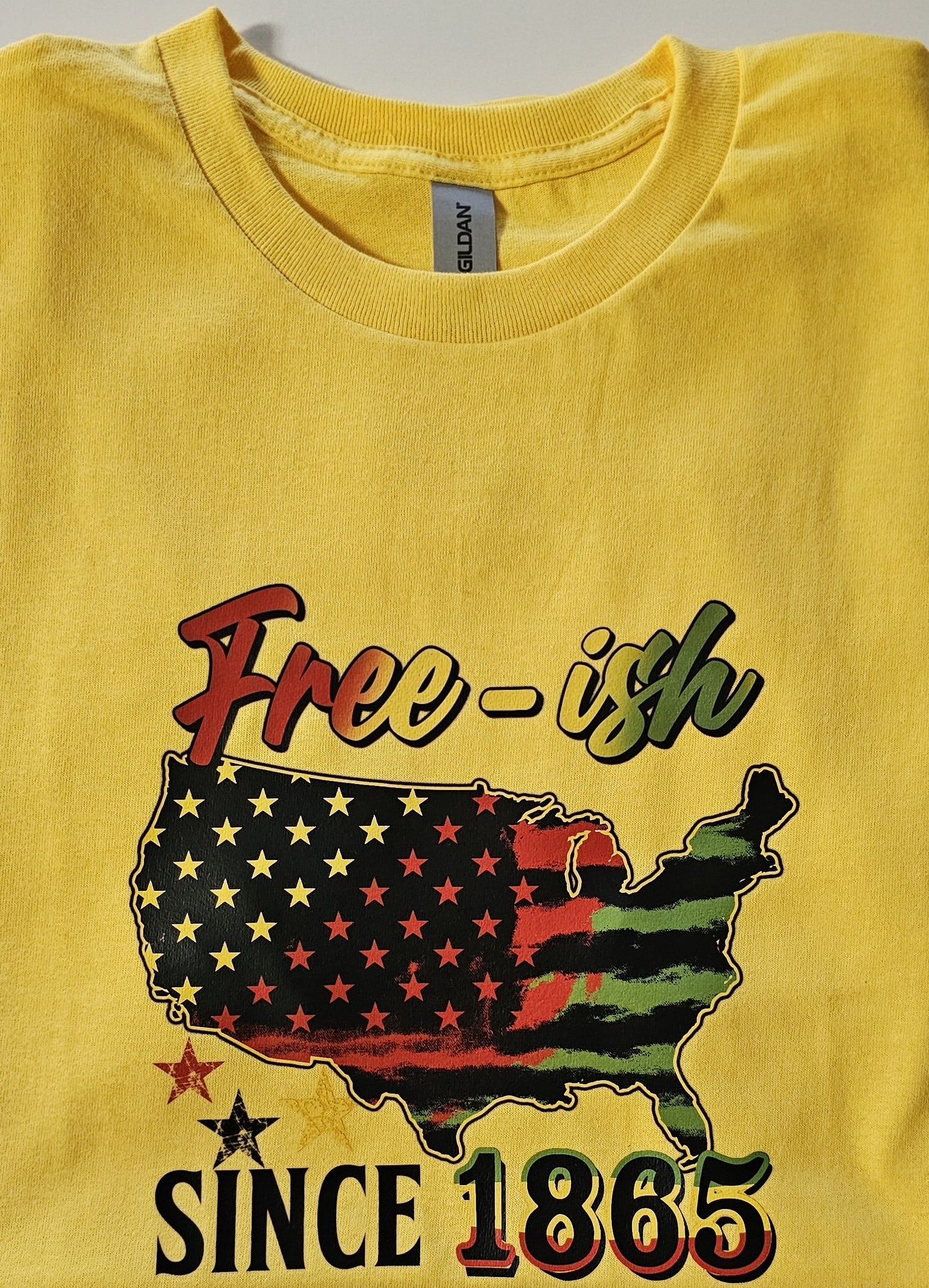 JUNETEENTH FREE-ISH USA SINCE 1865 TSHIRT