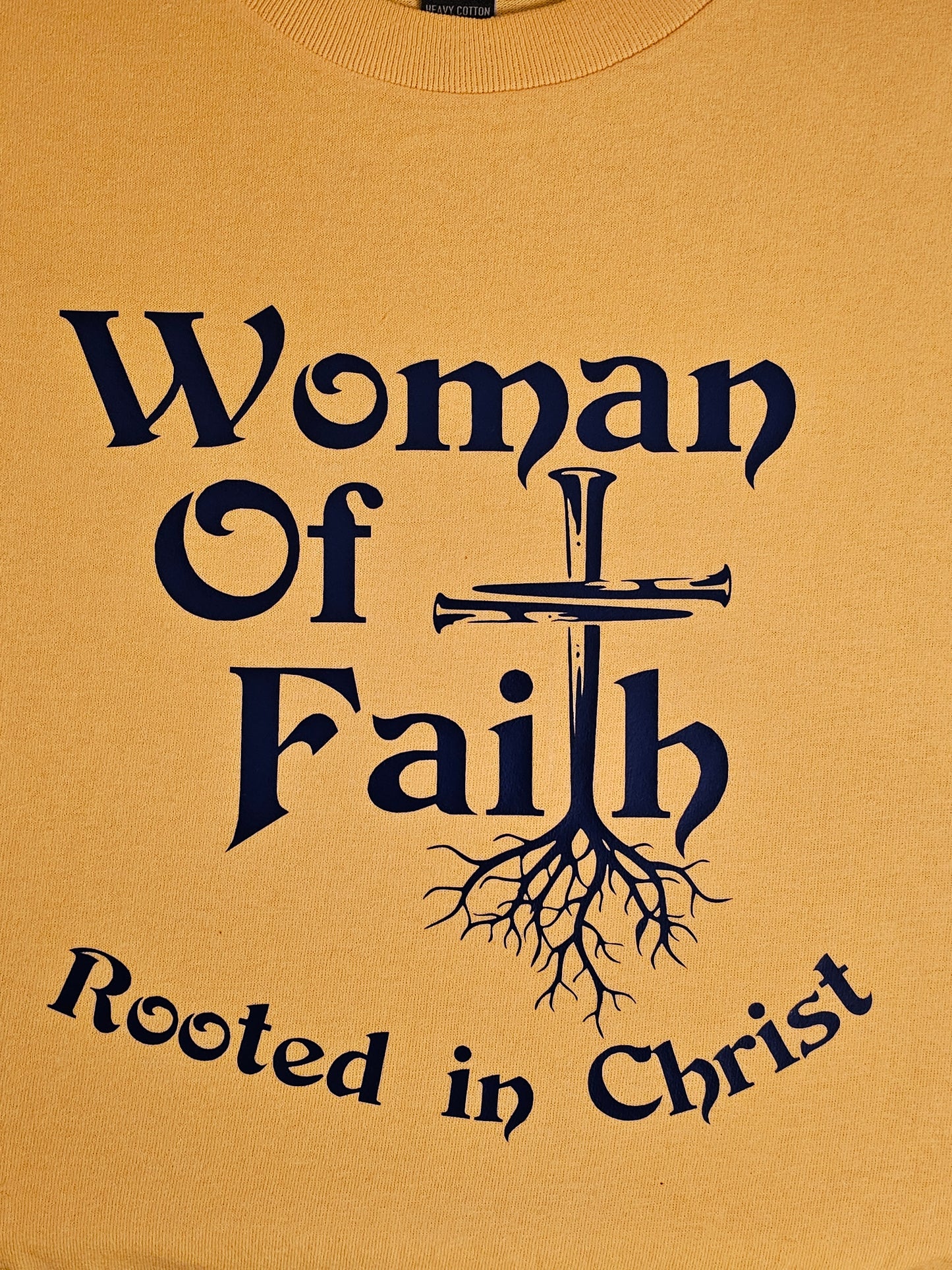 WOMAN OF FAITH ROOTED IN CHRIST SHORT SLEEVE T SHIRT