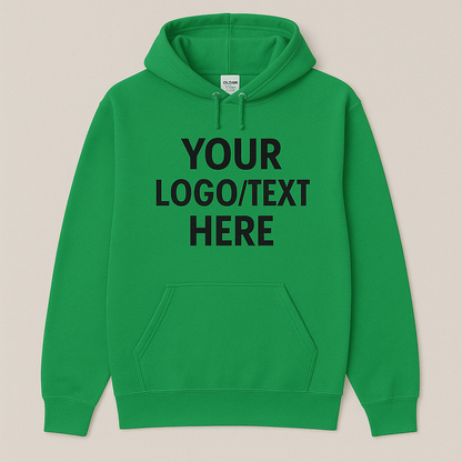 Custom Gildan Hoodie, Personalized Text Hoodie, Logo Hoodie, Custom Pullover Sweatshirt, Team Hoodie, Group Hoodies, Bulk Order Hoodies