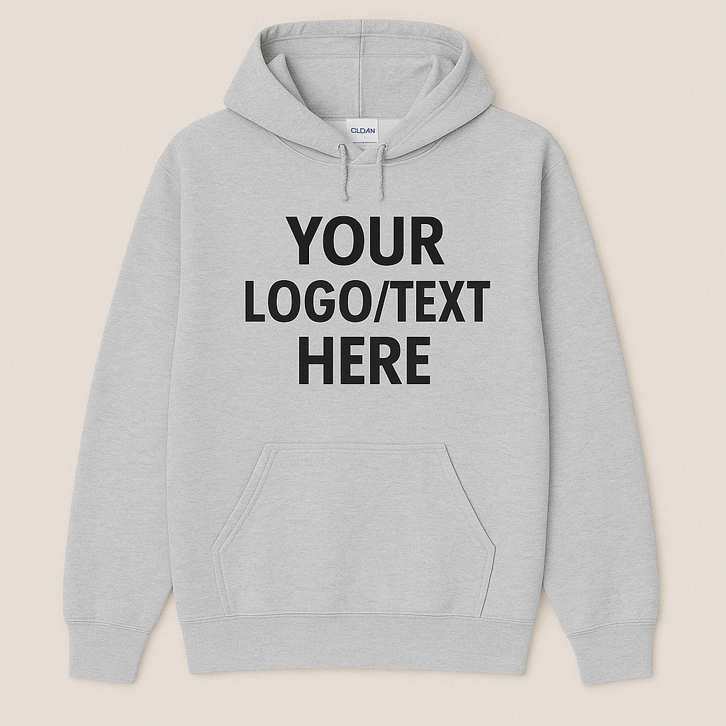 Custom Gildan Hoodie, Personalized Text Hoodie, Logo Hoodie, Custom Pullover Sweatshirt, Team Hoodie, Group Hoodies, Bulk Order Hoodies