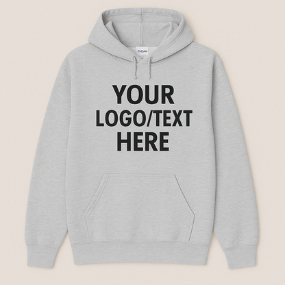 Custom Gildan Hoodie, Personalized Text Hoodie, Logo Hoodie, Custom Pullover Sweatshirt, Team Hoodie, Group Hoodies, Bulk Order Hoodies