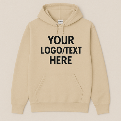 Custom Gildan Hoodie, Personalized Text Hoodie, Logo Hoodie, Custom Pullover Sweatshirt, Team Hoodie, Group Hoodies, Bulk Order Hoodies