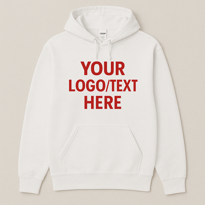 Custom Gildan Hoodie, Personalized Text Hoodie, Logo Hoodie, Custom Pullover Sweatshirt, Team Hoodie, Group Hoodies, Bulk Order Hoodies