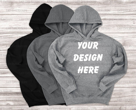 Custom Printed Hoodie Unisex Personalized Text or Logo