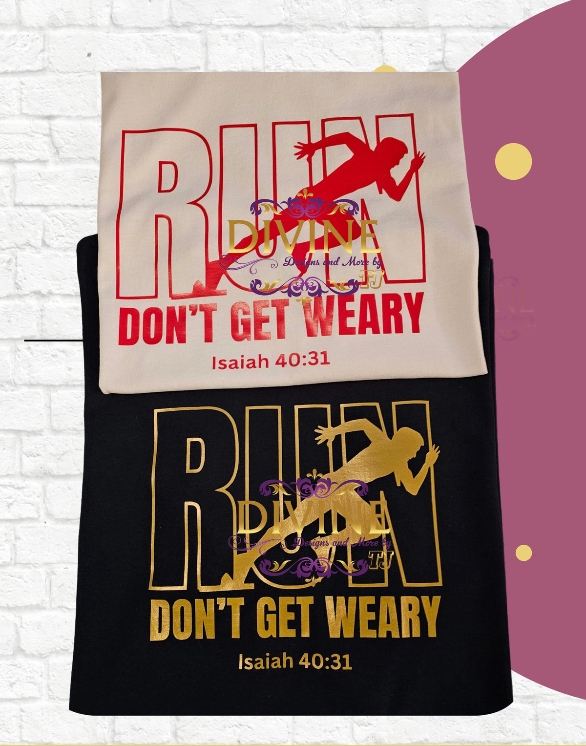 Run Don't Get Weary Shirt, Custom Unisex Short Sleeve Christian T-shirt, Run Don't Get Weary Isaiah 40:31, Gift for Him, Pastor Gift, Church