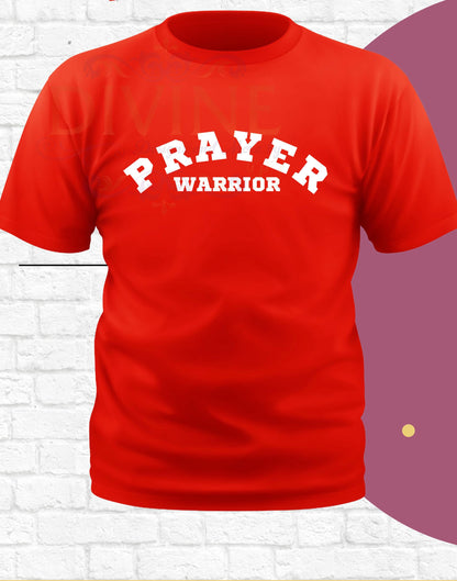 Custom Unisex Short Sleeve Christian T-shirt Prayer Warrior