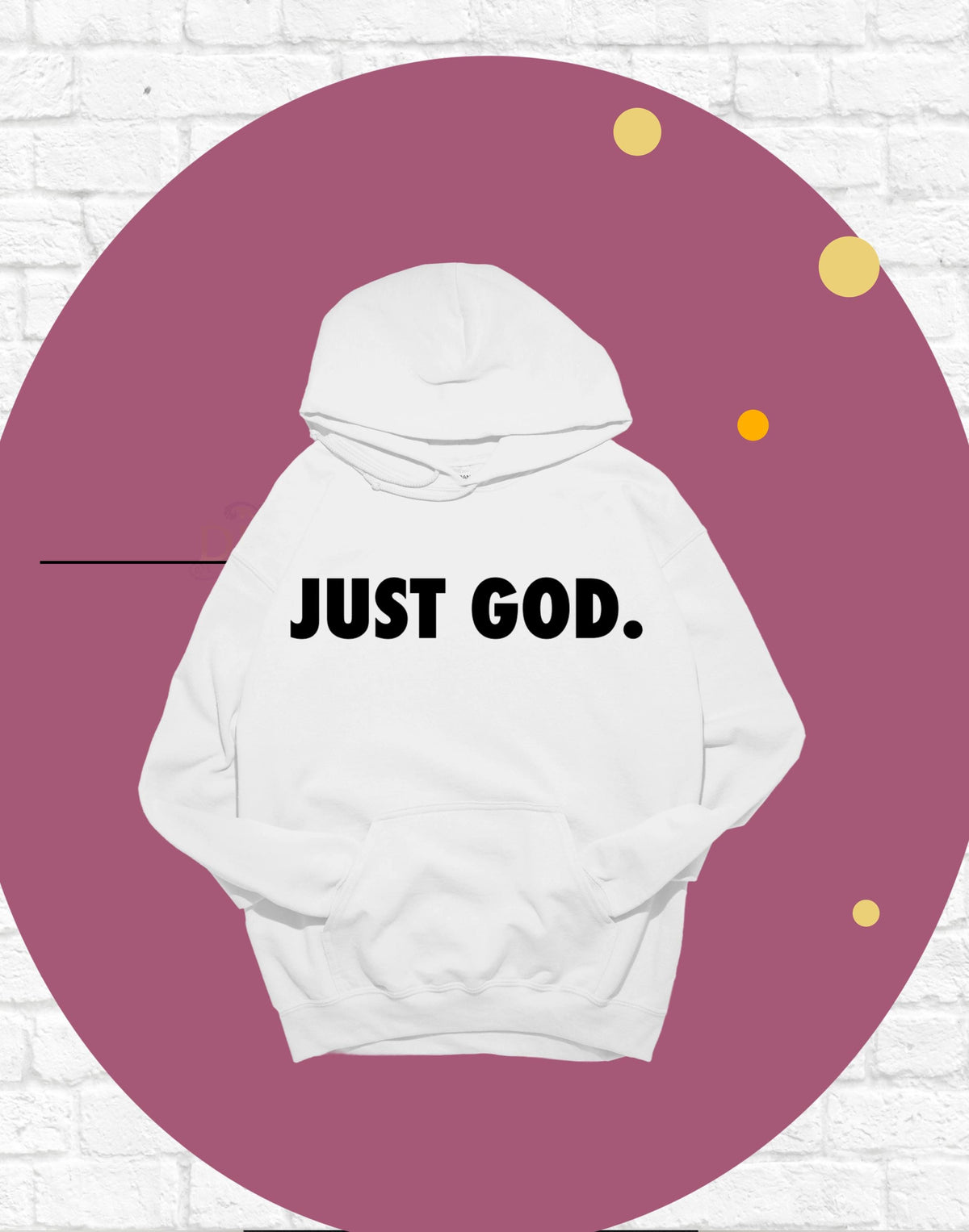Just God Hoodie, Christian Hoodie, Fathers Day, Faith Based Hoodie, Men and Women Hoodie, Jesus Hoodie, Trendy Sweatshirt, Gift for him