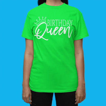 Birthday Queen TShirt with Crown, Happy Birthday Tee, Birthday Shirt, Birthday Shirt with Crown, Its My Birthday Shirt, Girls Birthday Shirt