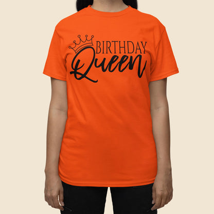 Birthday Queen TShirt with Crown, Happy Birthday Tee, Birthday Shirt, Birthday Shirt with Crown, Its My Birthday Shirt, Girls Birthday Shirt