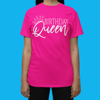 Birthday Queen TShirt with Crown, Happy Birthday Tee, Birthday Shirt, Birthday Shirt with Crown, Its My Birthday Shirt, Girls Birthday Shirt
