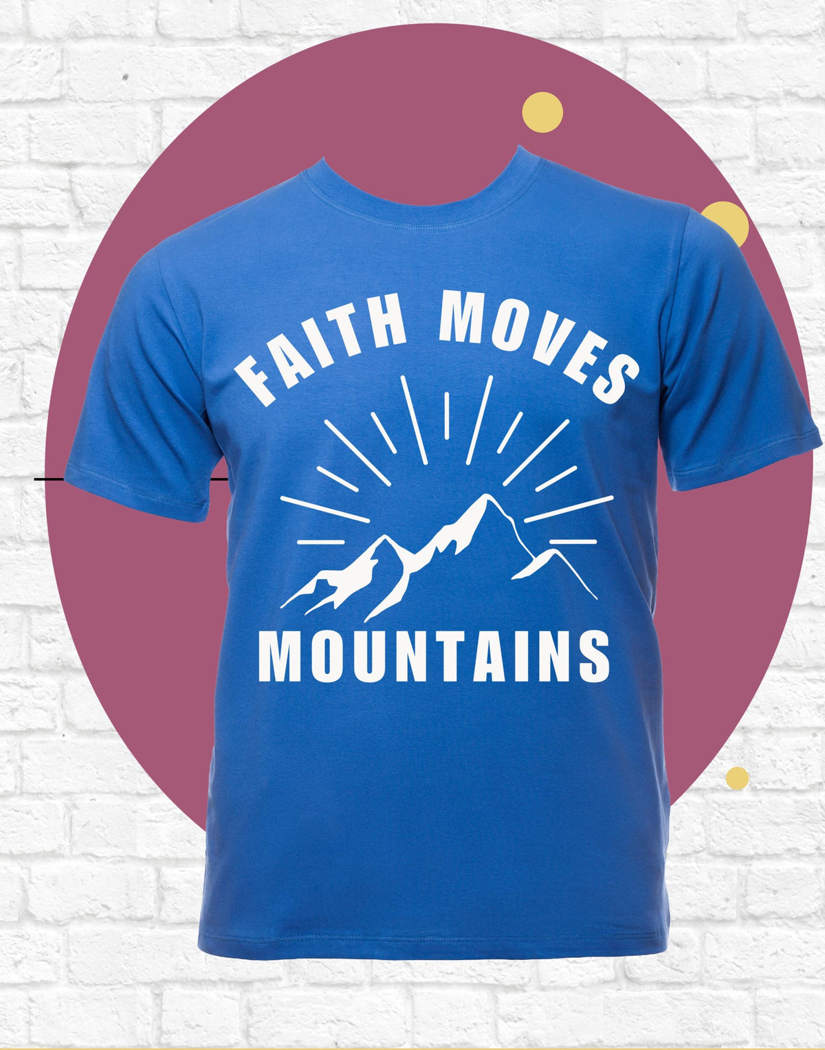 Faith Moves Mountains Christian T-Shirt, Faith T-Shirt, Christian Tee, Trendy Graphic Tee, Bible Shirt, Recovery Shirt, Church Shirt, tshirt