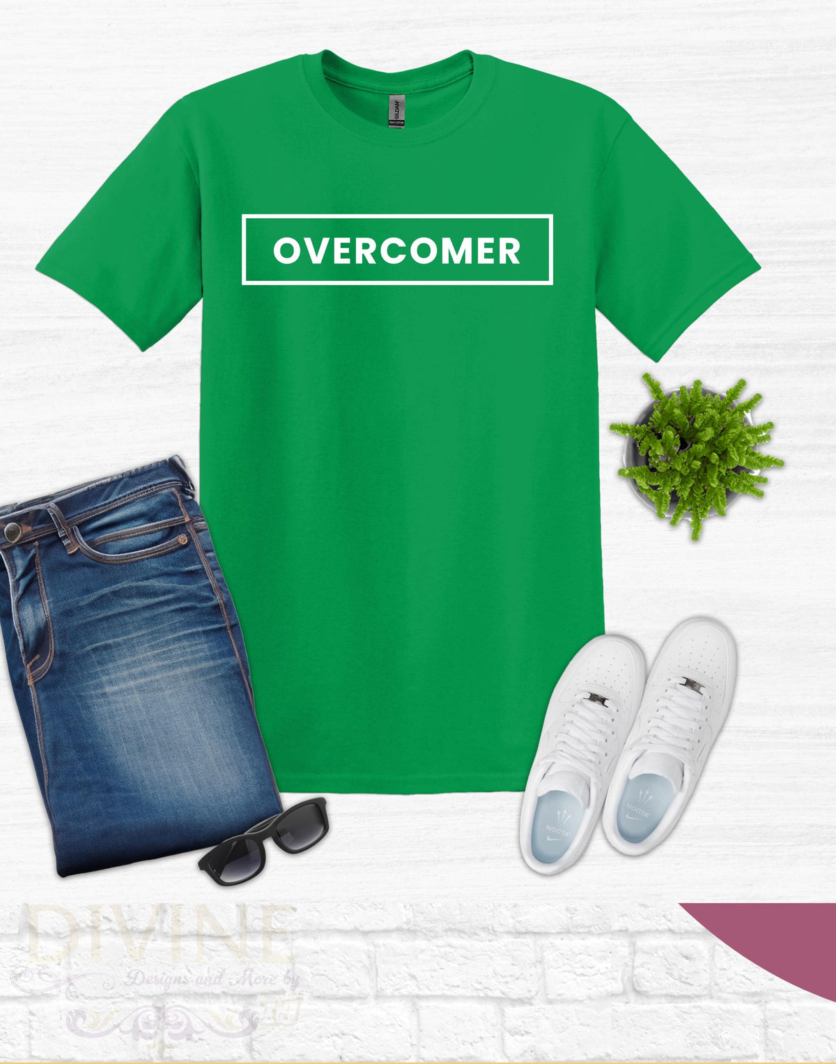 Overcomer Custom Unisex Short Sleeve Christian T-shirt, Christian Men Tee, Christian Women Tee, Christian Shirt, Overcomer TShirt, Faith Tee
