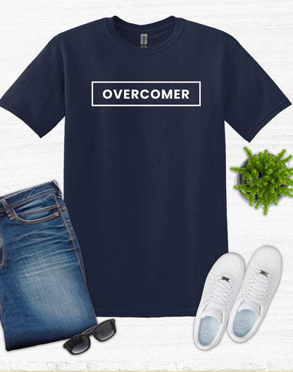 Overcomer Custom Unisex Short Sleeve Christian T-shirt, Christian Men Tee, Christian Women Tee, Christian Shirt, Overcomer TShirt, Faith Tee