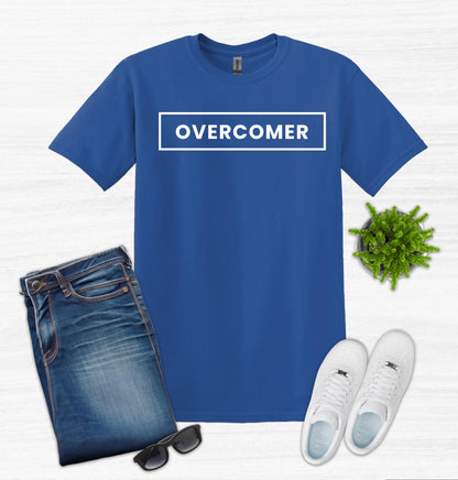 Overcomer Custom Unisex Short Sleeve Christian T-shirt, Christian Men Tee, Christian Women Tee, Christian Shirt, Overcomer TShirt, Faith Tee