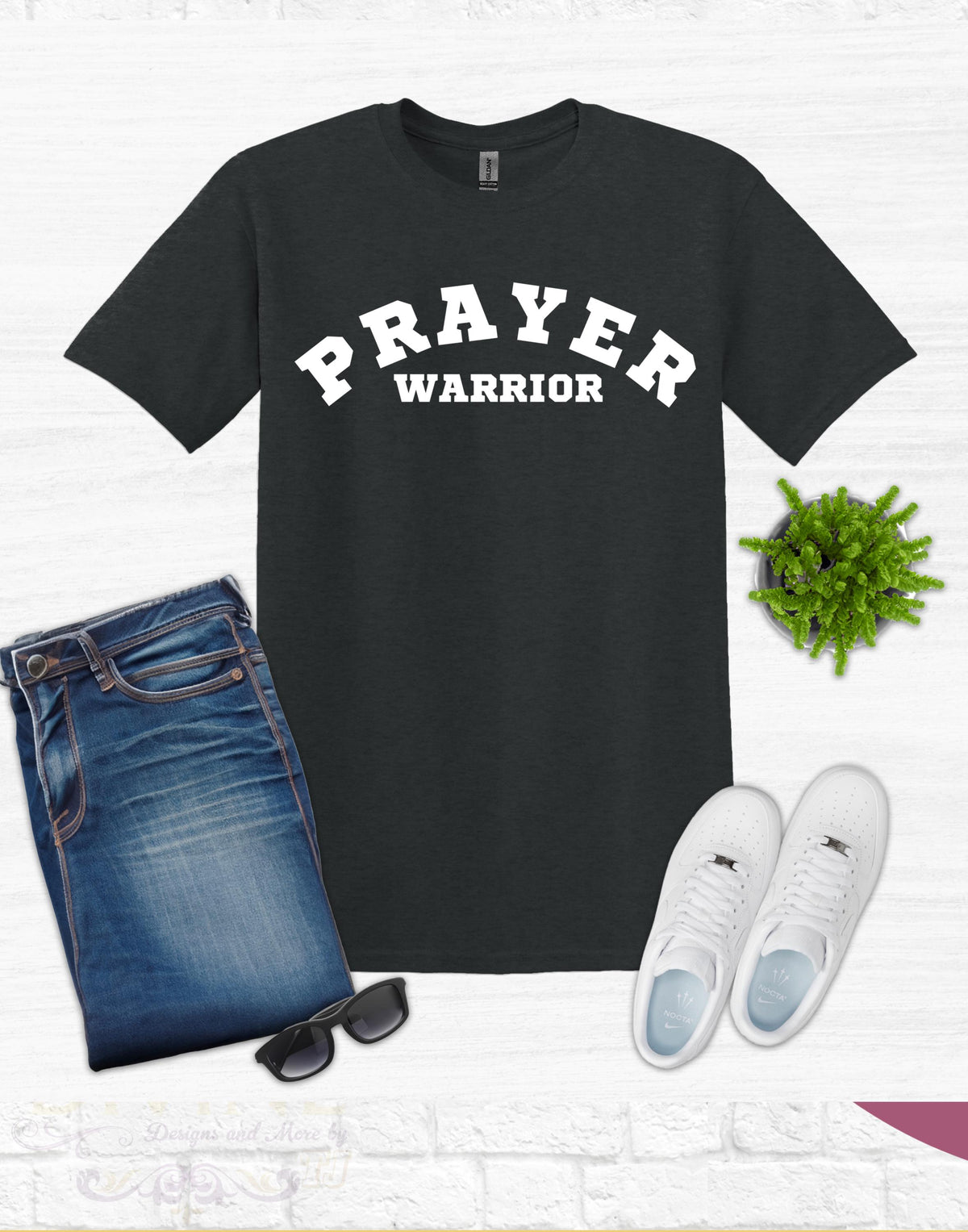 Custom Unisex Short Sleeve Christian T-shirt Prayer Warrior