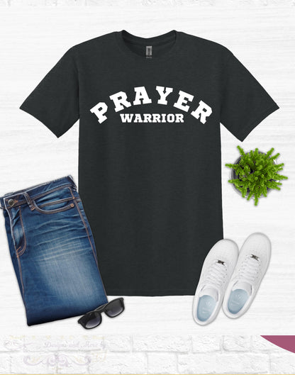 Custom Unisex Short Sleeve Christian T-shirt Prayer Warrior