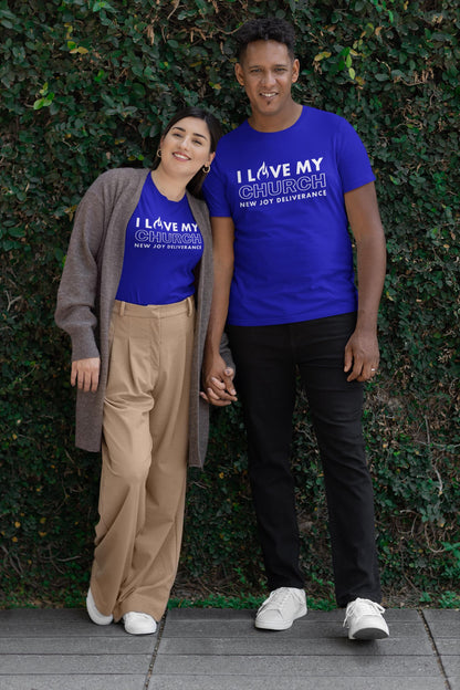 Custom I Love My Church Shirt, Christian Faith T-Shirt, Religious Tee, Pastor Appreciation Gift, Church Family Reunion Shirt