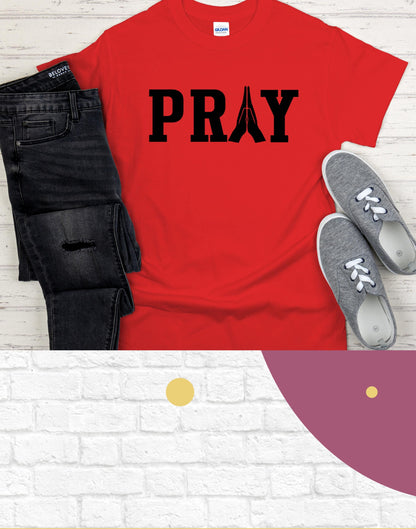 Pray Shirt, Praying Hands TShirt, Christian Shirt, Religious Shirt, Women Gift, Faith Shirt, Gift for Mom, Prayer Shirt, Faith Shirt Gift