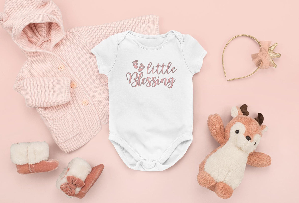 BABIE ONESIE Little Blessing, Baby Shower Gift, Unisex, Gender Reveal
