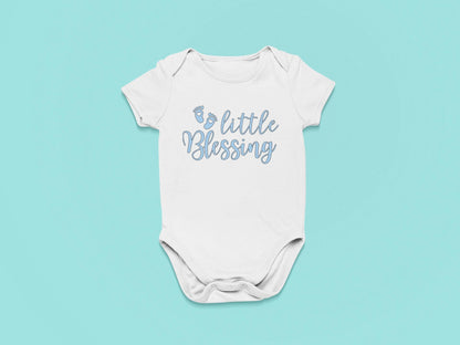 BABIE ONESIE Little Blessing, Baby Shower Gift, Unisex, Gender Reveal
