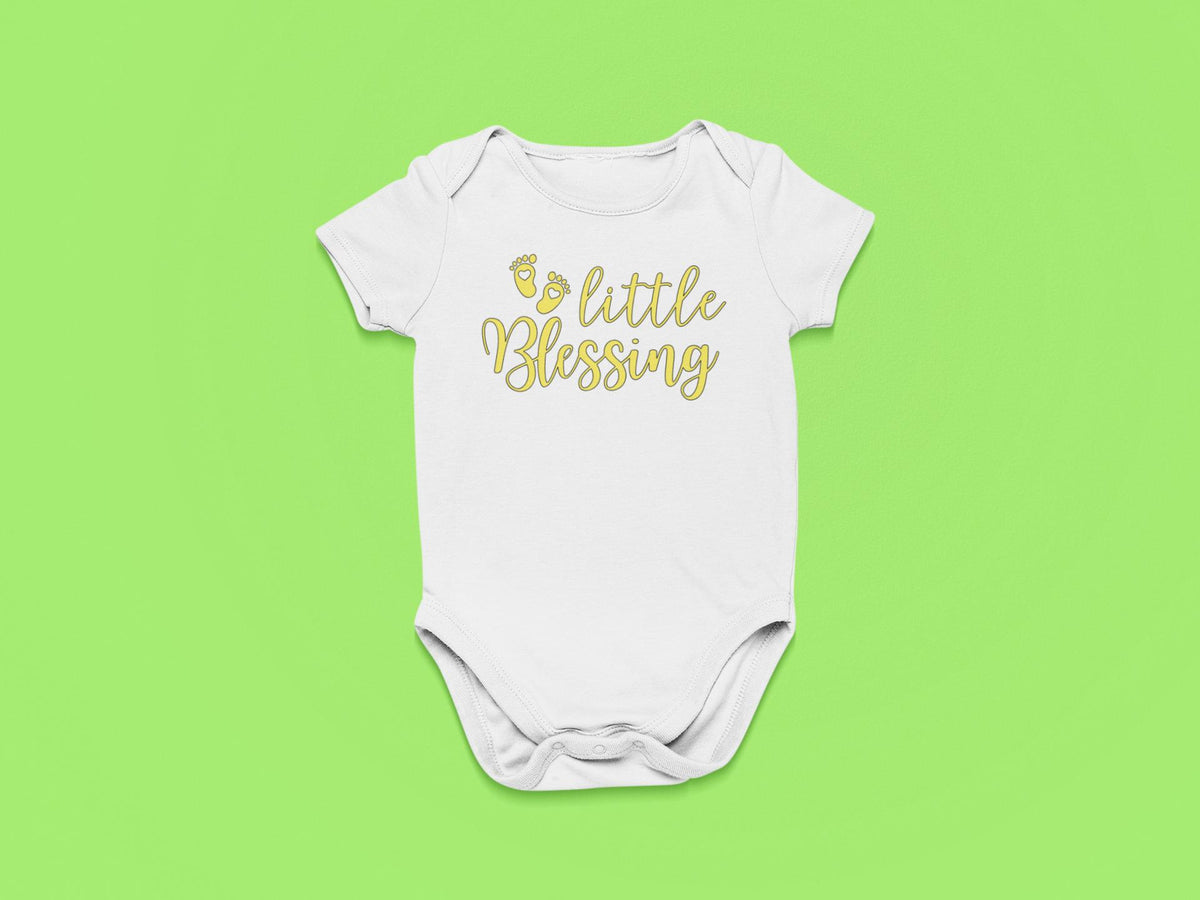 BABIE ONESIE Little Blessing, Baby Shower Gift, Unisex, Gender Reveal
