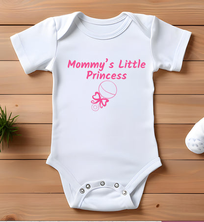 BABY ONESIE, Mommy's Little Princess, Baby Girl, Newborn, Coming Home Outfit, Baby Shower Gift, Gender Reveal, New Baby, Baby Girl Gift