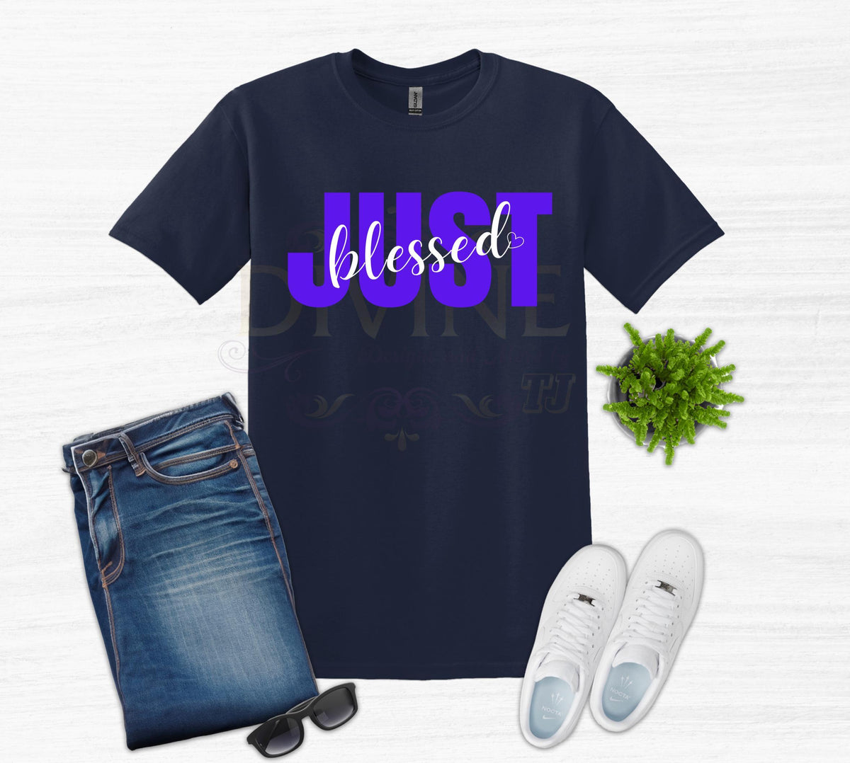 Custom Just Blessed TShirt, Blessed Tee, Christian TShirt, Faith Tee, Religious Shirt, Church Shirt, Christian Apparel, Gifts for Christians
