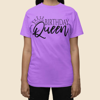 Birthday Queen TShirt with Crown, Happy Birthday Tee, Birthday Shirt, Birthday Shirt with Crown, Its My Birthday Shirt, Girls Birthday Shirt