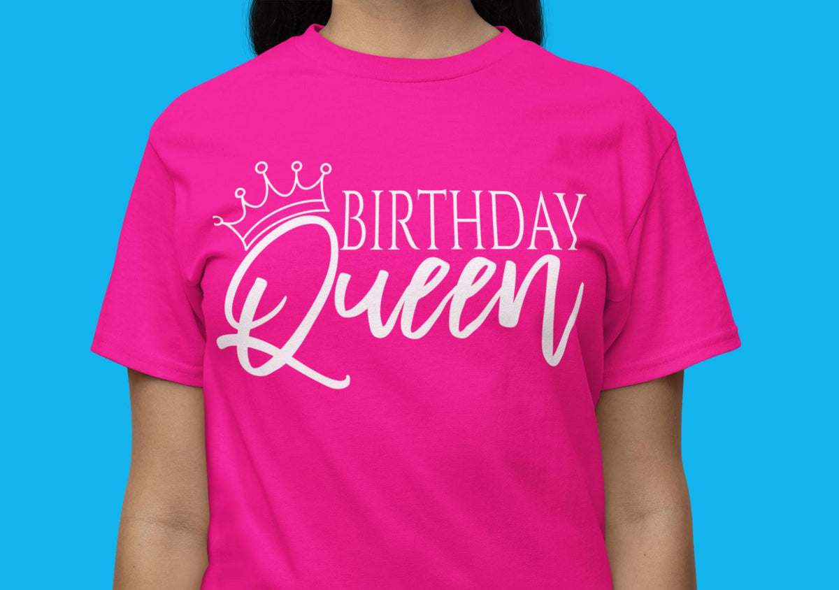 Birthday Queen TShirt with Crown, Happy Birthday Tee, Birthday Shirt, Birthday Shirt with Crown, Its My Birthday Shirt, Girls Birthday Shirt