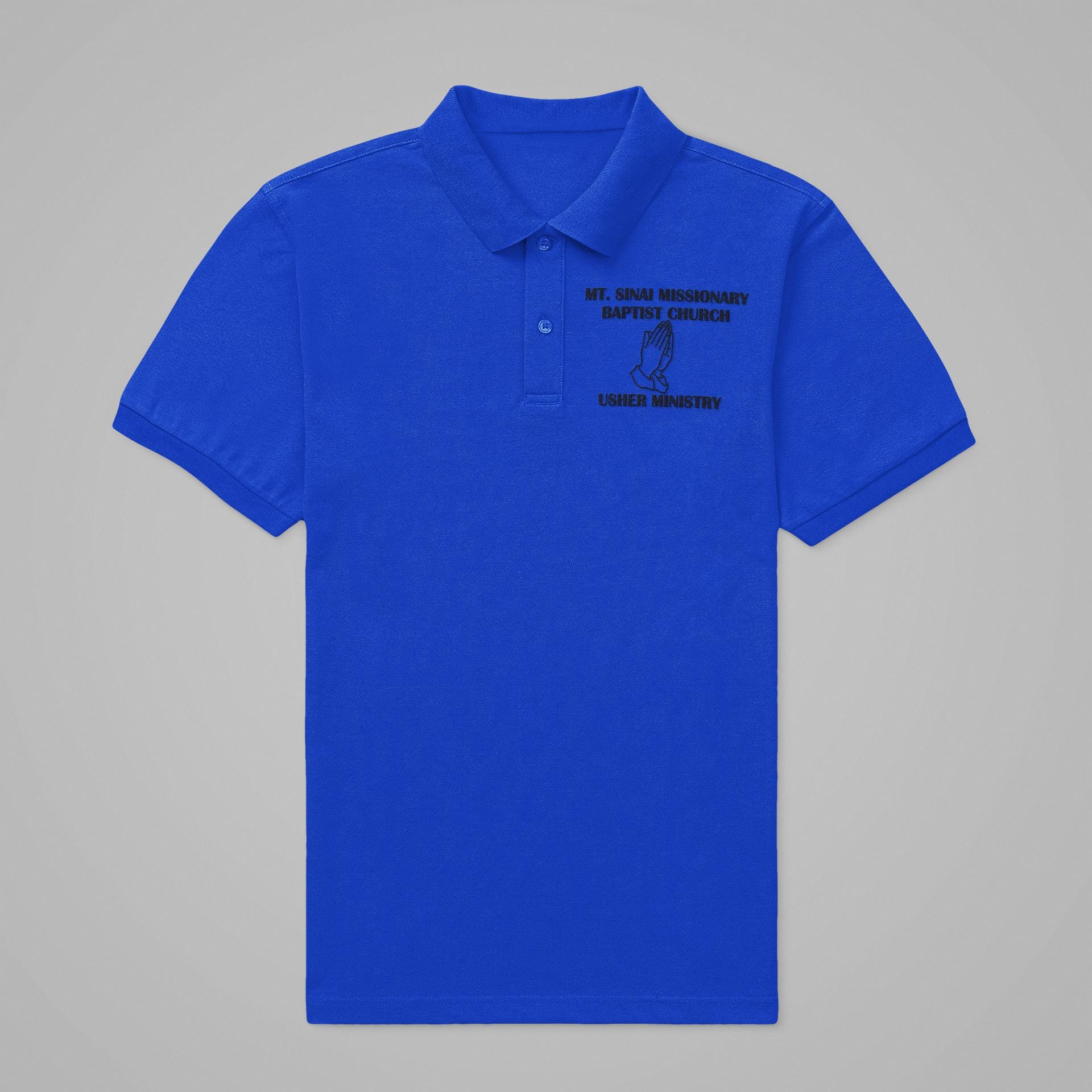 Custom Church Ministry Polo Shirt, Usher Ministry Polo, Personalized C