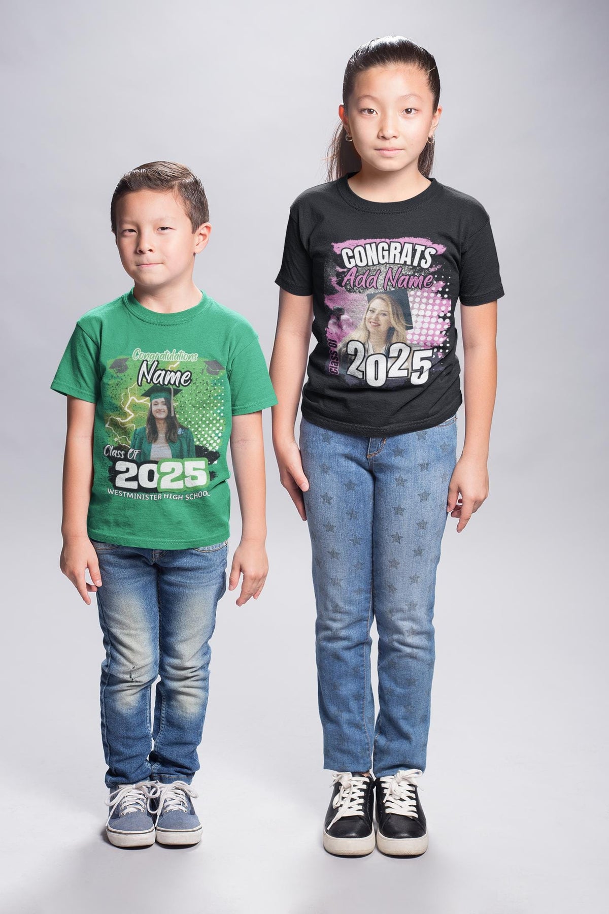 Custom Graduation Shirt, Personalized Graduation Shirt, Custom Graduate Photo Shirt, Family Graduation Shirt, Class of 2025 Shirt, Grad Gift