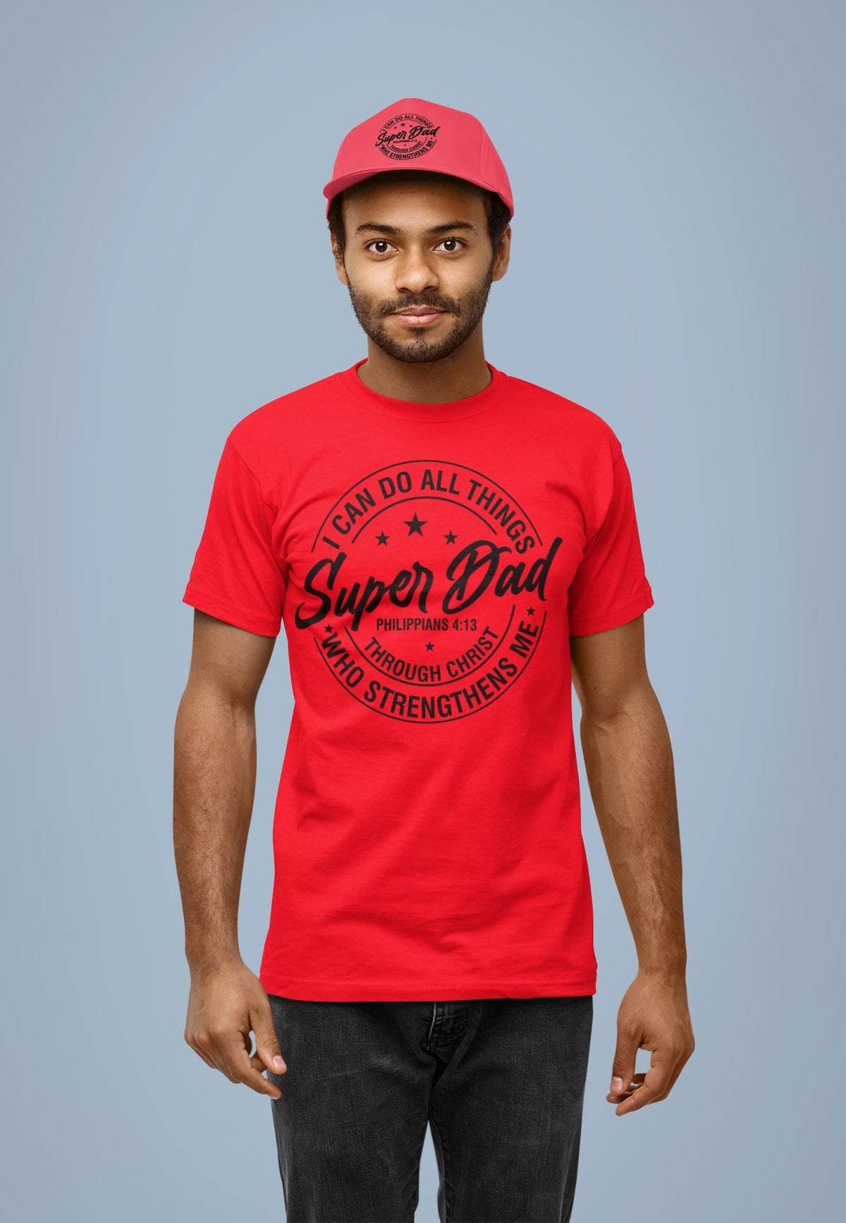 Super Dad Shirt, Christian Shirt, Mens Shirt, Gift for him, Fathers Day Shirt, Religious Apparel, Dad TShirt, Christian Gift, Jesus TShirt