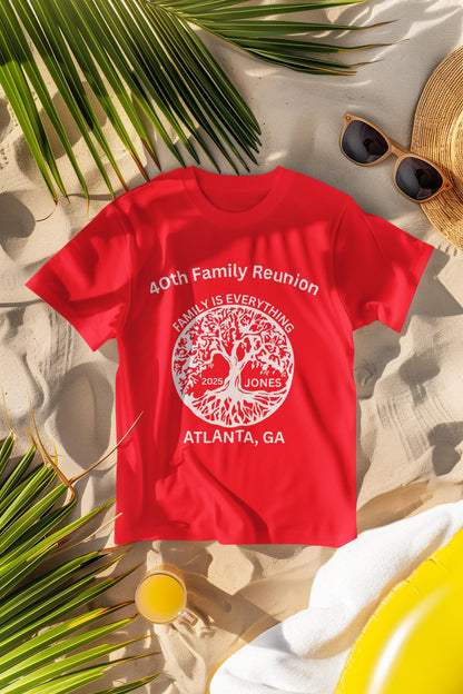 Custom Family Reunion Shirt, Family Reunion Tee, Family Is Everything TShirt, Family Name Reunion TShirt, Family Matching Shirt, Family Gift