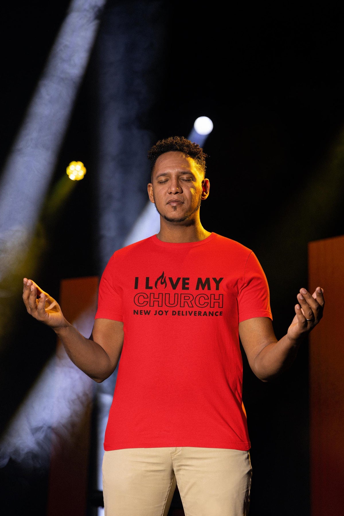 Custom I Love My Church Shirt, Christian Faith T-Shirt, Religious Tee, Pastor Appreciation Gift, Church Family Reunion Shirt