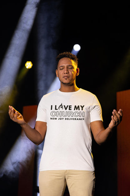 Custom I Love My Church Shirt, Christian Faith T-Shirt, Religious Tee, Pastor Appreciation Gift, Church Family Reunion Shirt