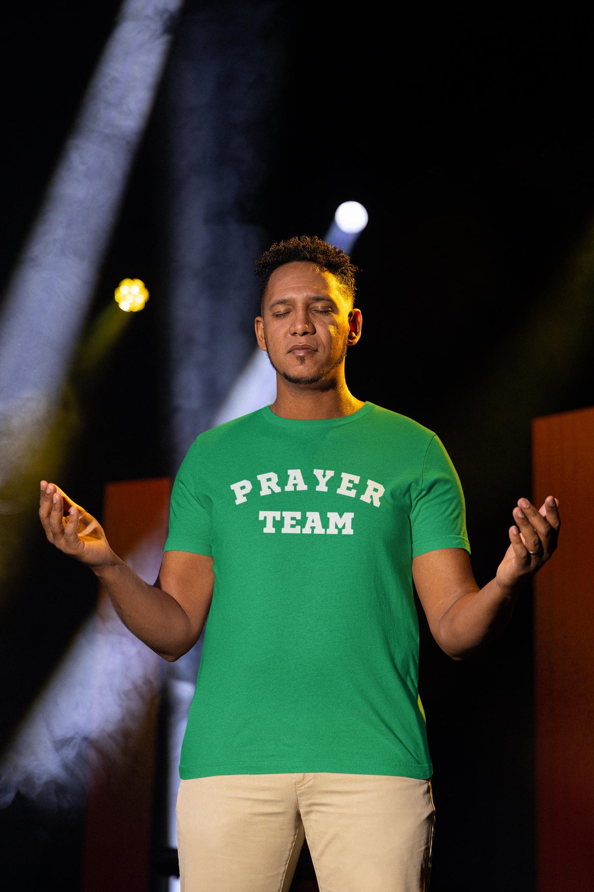 Custom Unisex Short Sleeve Christian T-shirt Prayer Team
