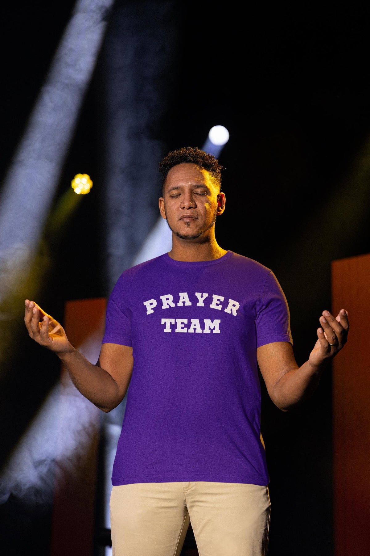 Custom Unisex Short Sleeve Christian T-shirt Prayer Team