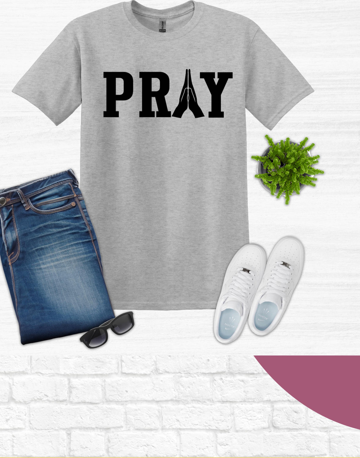 Pray Shirt, Praying Hands TShirt, Christian Shirt, Religious Shirt, Women Gift, Faith Shirt, Gift for Mom, Prayer Shirt, Faith Shirt Gift