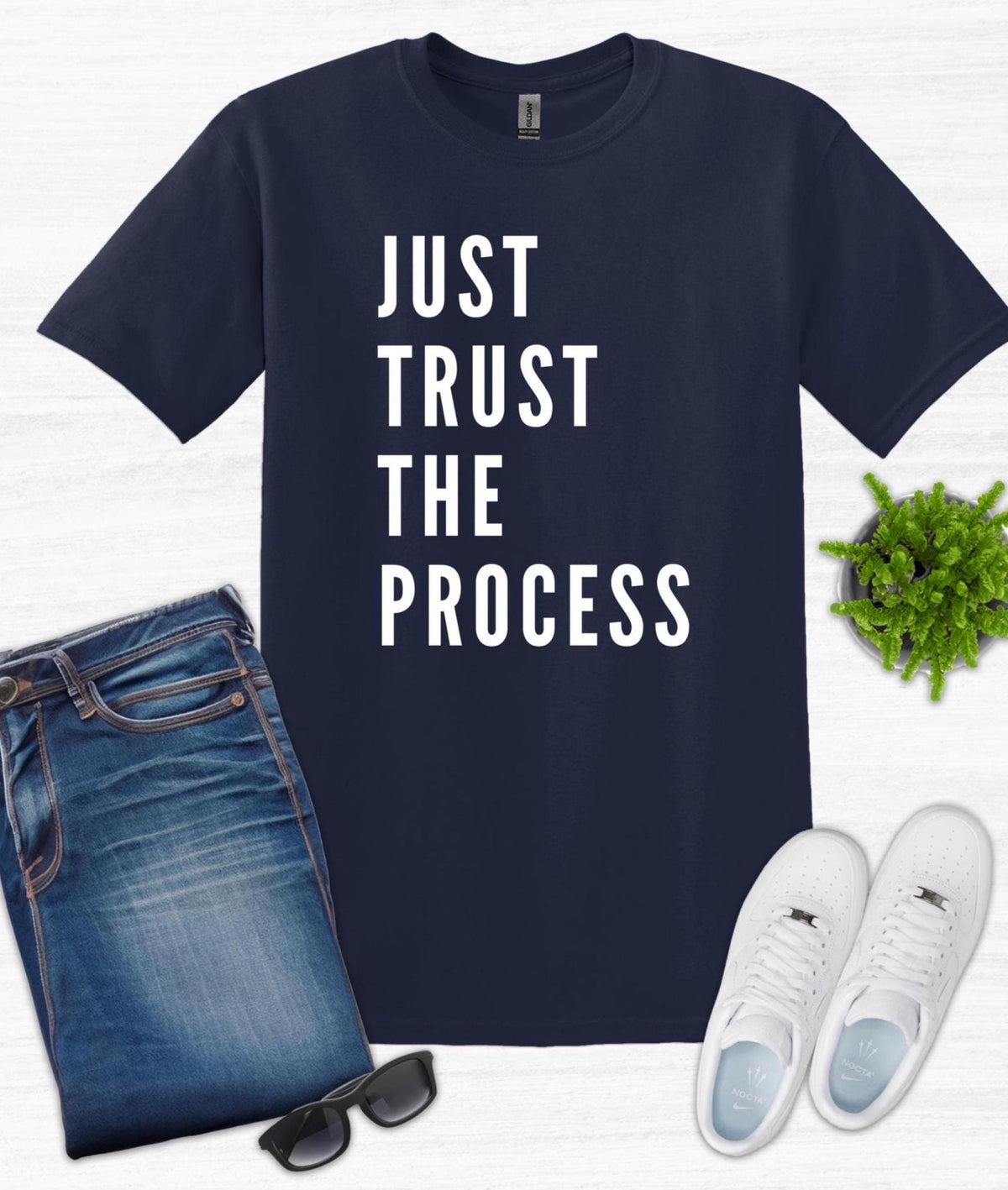Just Trust the Process T Shirt Gift For Him Gift For Her Inspirational Quote Tee Birthday Gift Men's Shirt Women Shirt Fathers Day TShirt