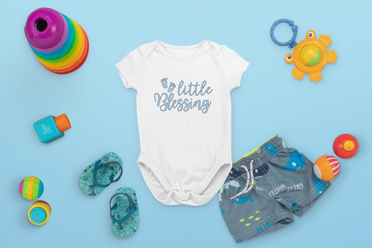 BABIE ONESIE Little Blessing, Baby Shower Gift, Unisex, Gender Reveal