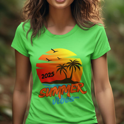 SUMMER VIBES shirt, Sunset, Trendy Summer Shirt, Schools Out Shirt, Summer Break Shirt, Teen Summer Shirt, Kid Summer Shirt, Beach Shirt
