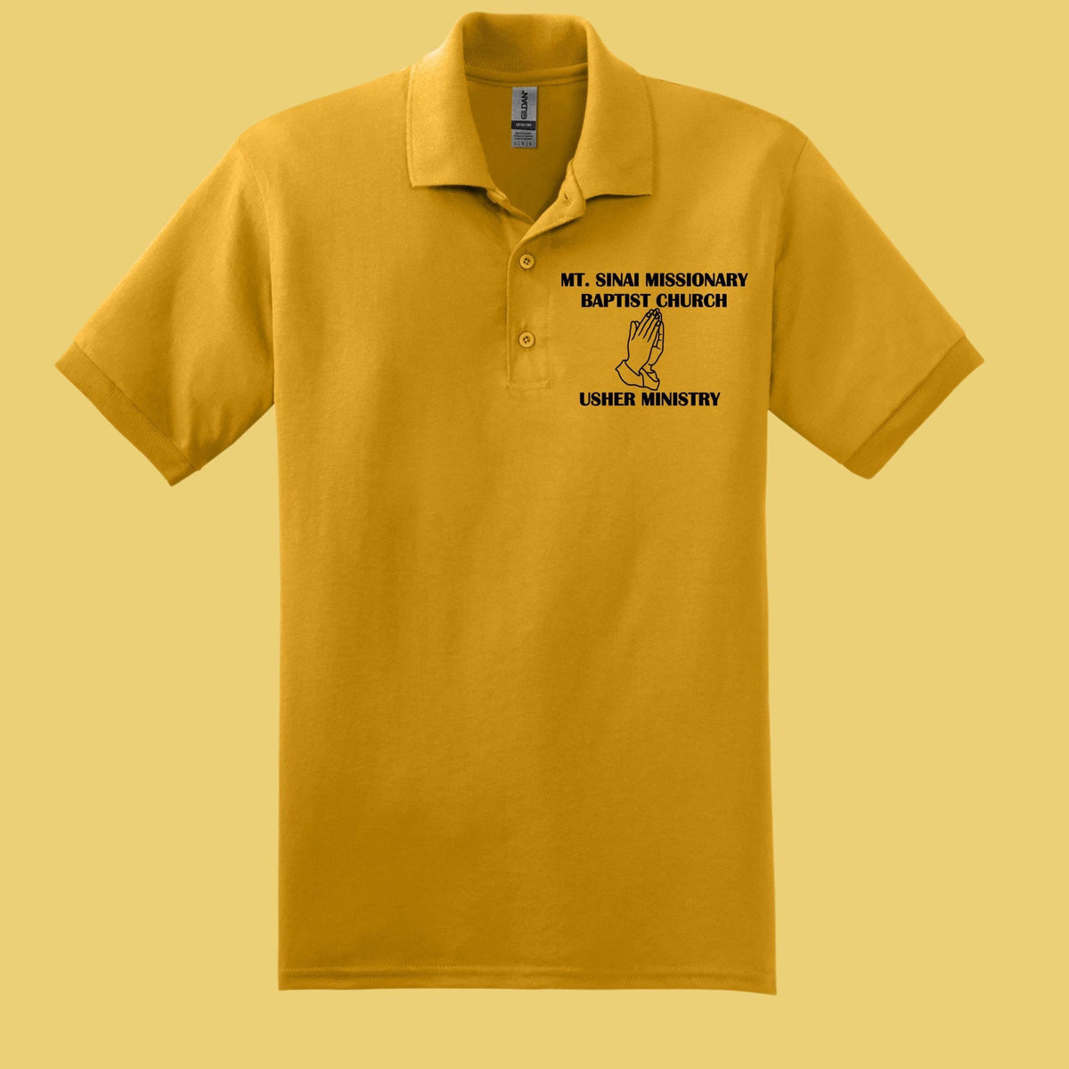 Custom Church Ministry Polo Shirt, Usher Ministry Polo, Personalized C