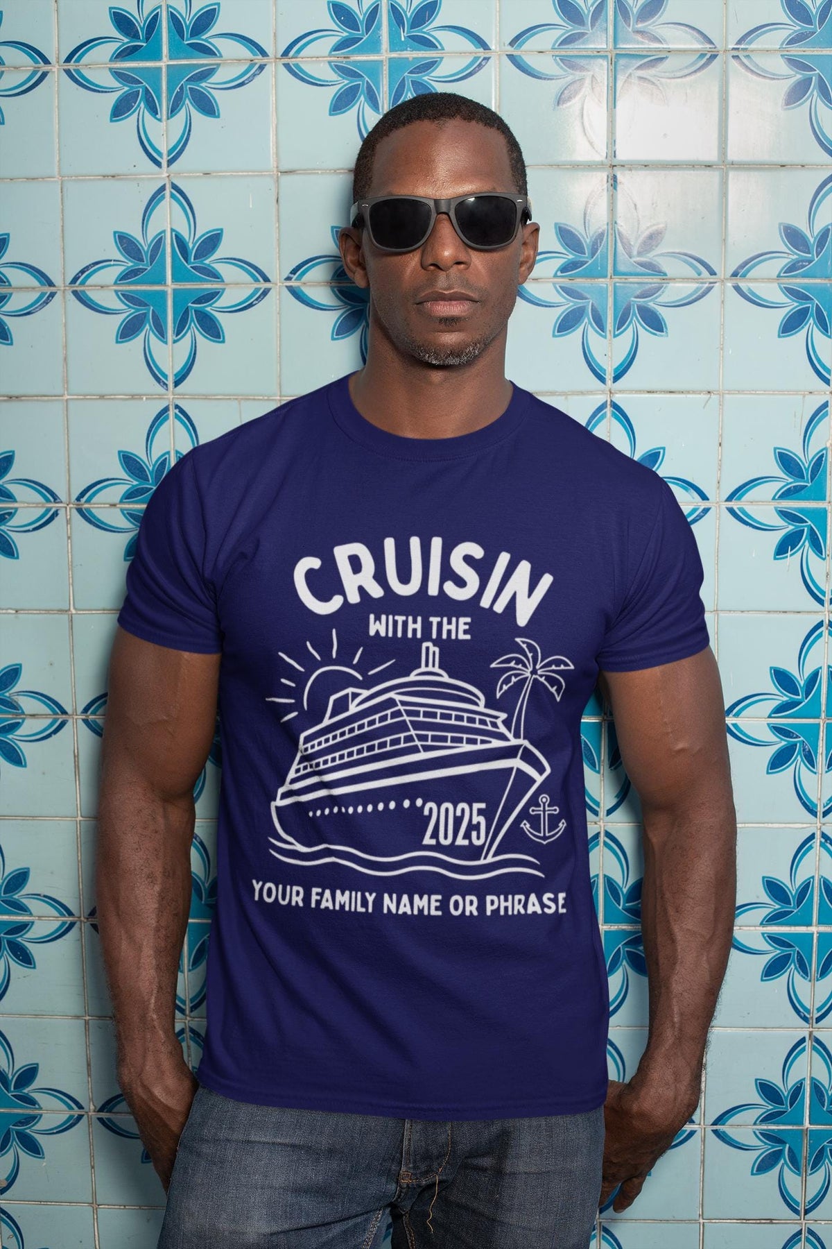 Custom Cruisin with the Family Shirt, Custom Cruisin Shirt, Custom Cruising Shirt, Family Cruise Crew, 2025 T Shirts, Cruise 2025 Shirt